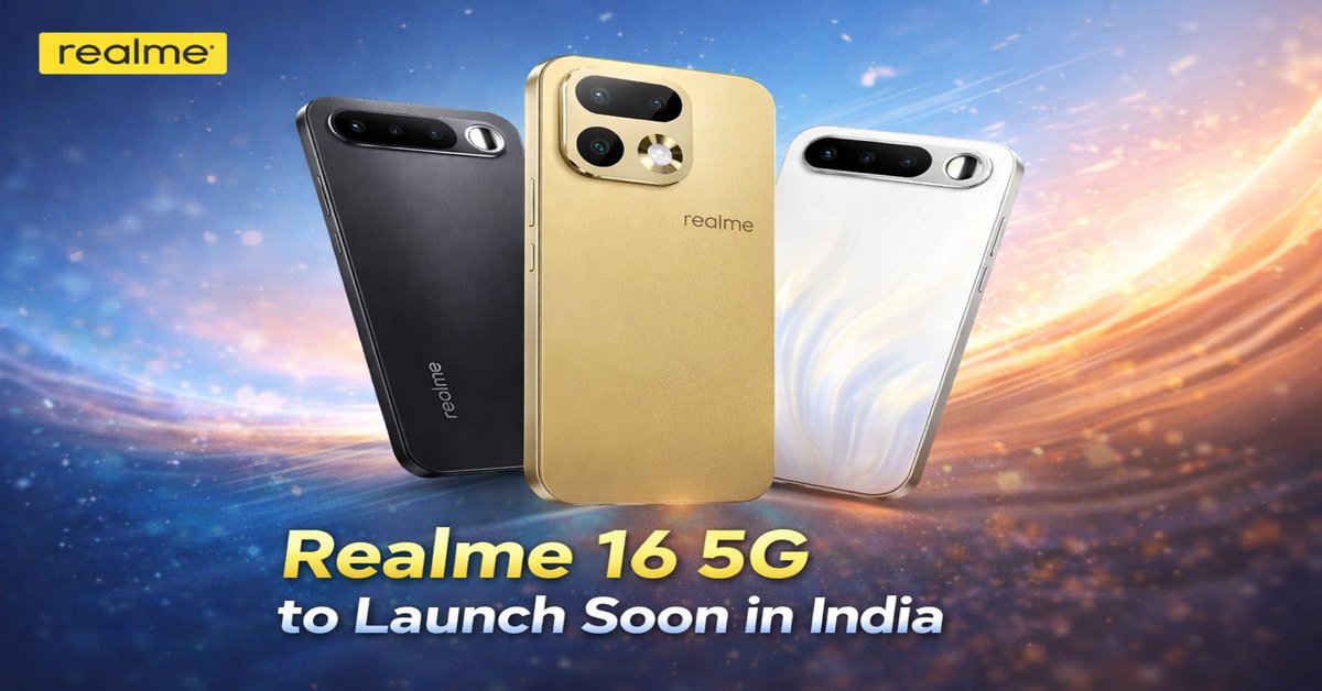 Realme 16 5G जल्द भारत में लॉन्च, डेट कंफर्म, मिलेगा ‘Selfie Mirror’ फीचर — क्या करता है ये नया फीचर