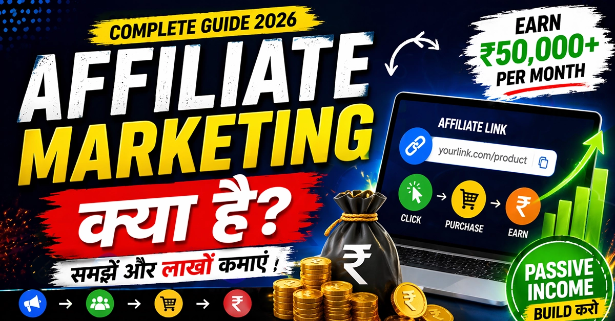 “Affiliate marketing kya hai blog youtube instagram se paise kaise kamaye”