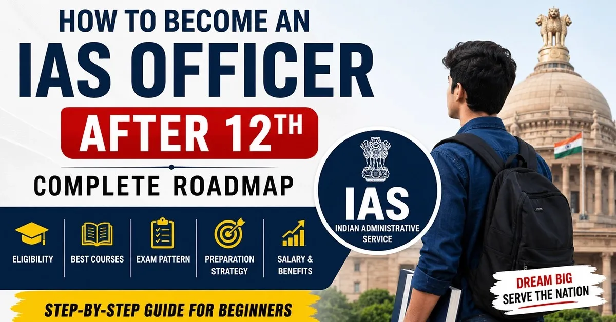 How to Become an IAS Officer After 12th in 2026 – Complete Step-by-Step Guide for Beginners